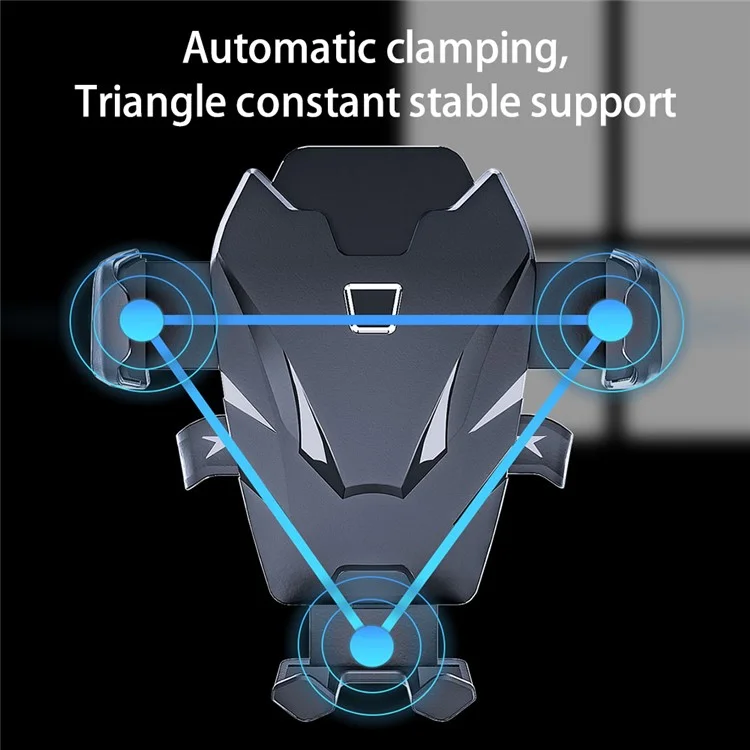 D39+105 Suction Cup Base Telescopic Arm Automatic Clamp Car Phone Holder Bracket with Air Vent Clip