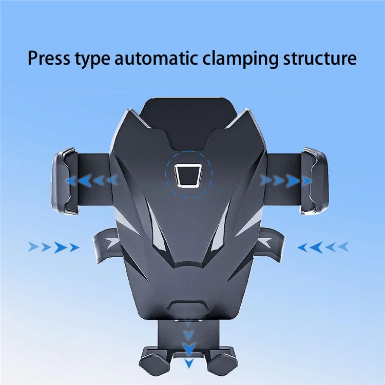 D39+105 Suction Cup Base Telescopic Arm Automatic Clamp Car Phone Holder Bracket with Air Vent Clip