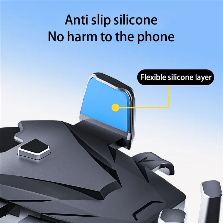 D39+105 Suction Cup Base Telescopic Arm Automatic Clamp Car Phone Holder Bracket with Air Vent Clip