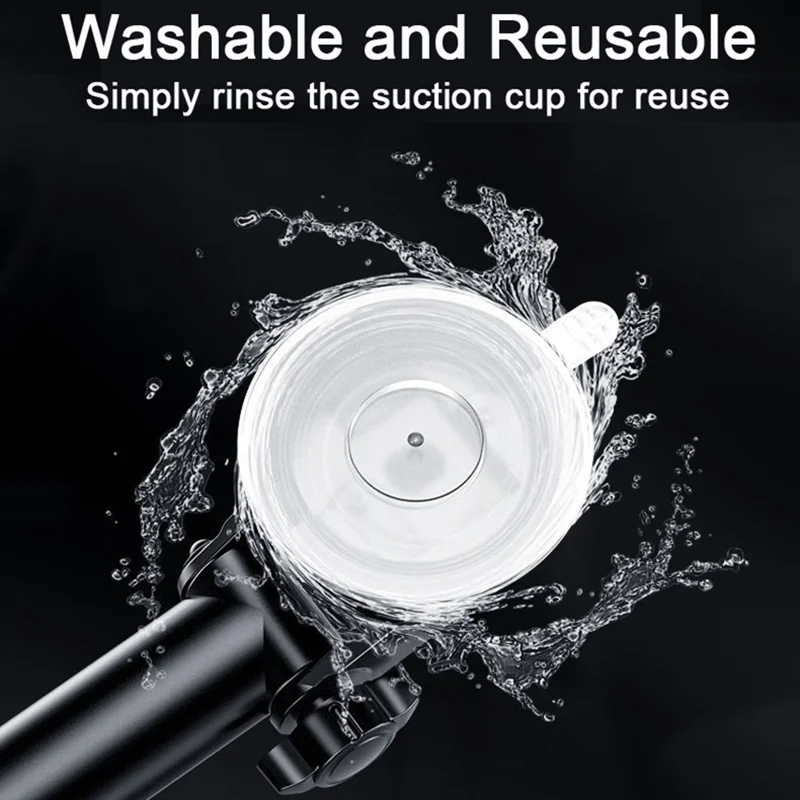 D33 Suction Cup Base Gravity Sensing Car Phone Holder Bracket with Air Vent Clip - Red