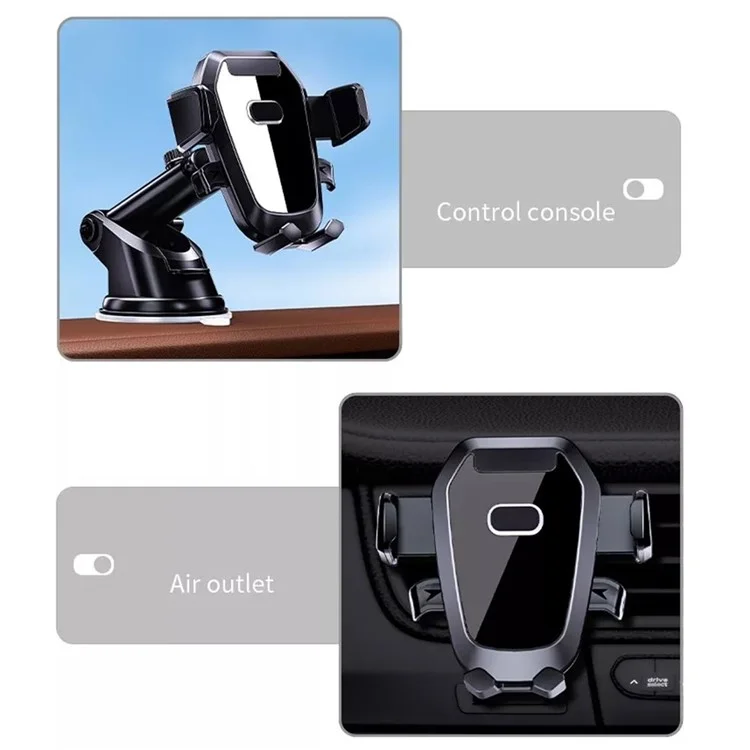 D-41+121+120 Car Phone Mount Universal Vehicle Dashboard Phone Holder Multifunctional Telescopic Suction Cup Cell Phone Bracket