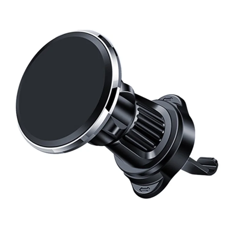 2023 Car 360 Degree Rotation Air Vent Clip Magnetic Adsorption Cell Phone Holder Bracket - Black