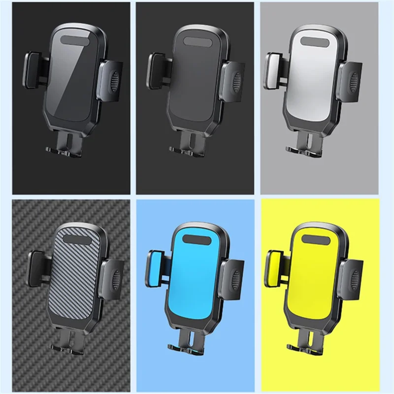 L005L+M013 38cm Long Arm Car Suction Cup Mount Telescopic Cell Phone Holder Bracket - Acrylic Black