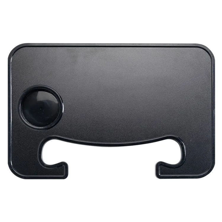 Steering Wheel ABS Desk Laptop Tablet Food Eating Vehicle Table Car Steering Wheel Tray - Matte Black