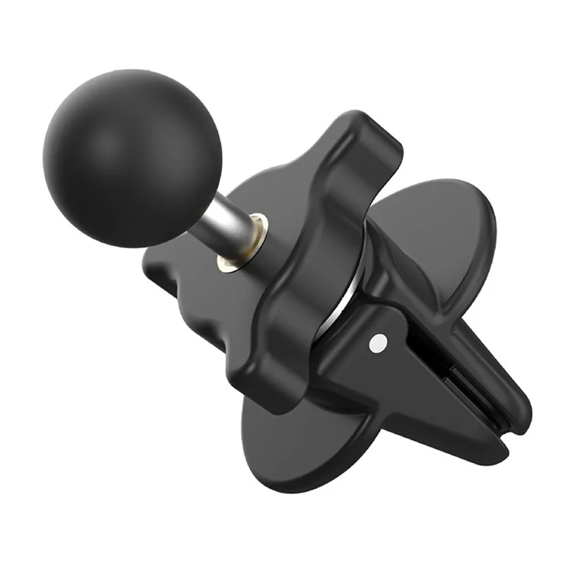 L104 17mm Plastic+Metal Ball Head Car Air Vent Mount Base Vehicle Phone Holder Accessory
