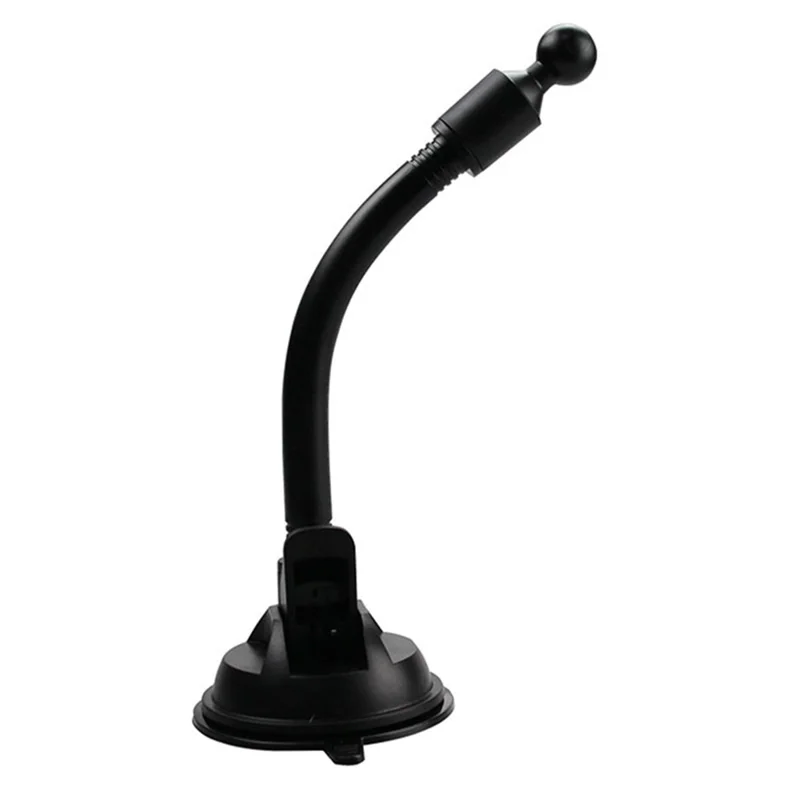 L096 Short Type Flexible Tube Car Dashboard Mount Base with 17mm Ball Head Car Phone Holder Accessory