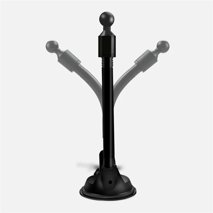 L096L Long Type Car Dashboard Hose Design Mount Base with 17mm Ball Head Car Phone Holder Accessory
