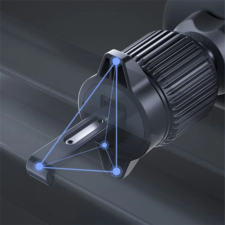 Car Air Vent Cell Phone Holder 360 Degree Rotating Magnetic Car Phone Mount with Retractable Hook