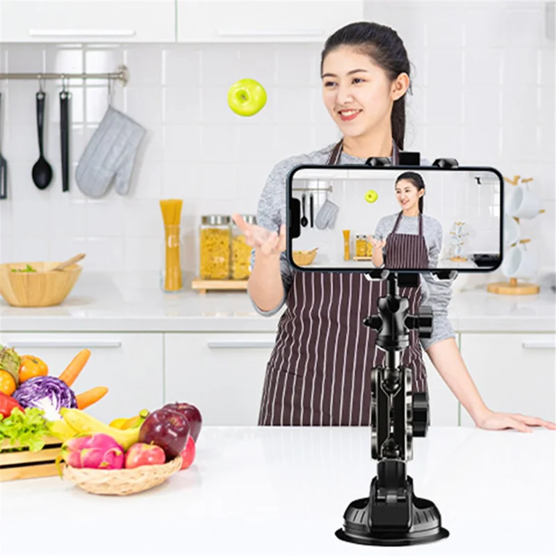 Car Cell Phone Mount Bracket Universal Overhead Car Suction Cup Phone Holder for for iPhone 16 / 16 Plus / 16 Pro / 16 Pro Max
