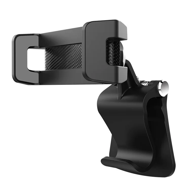 Multi-functional Clip-on Car Back Seat Mobile Phone Holder Bracket Hook Hanger - Grey