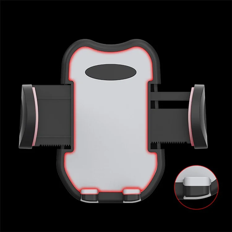 L096+M082 Car Dashboard Windshield Phone Holder for iPhone 16 / 16 Plus / 16 Pro / 16 Pro Max Suction Cup Mount - Black
