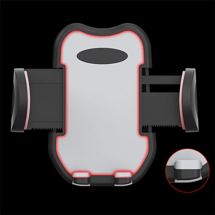 L096L+M082 Car Phone Holder for iPhone 16 / 16 Plus / 16 Pro / 16 Pro Max Suction Cup Mount Dashboard Windshield Stand - Carbon Fiber Texture