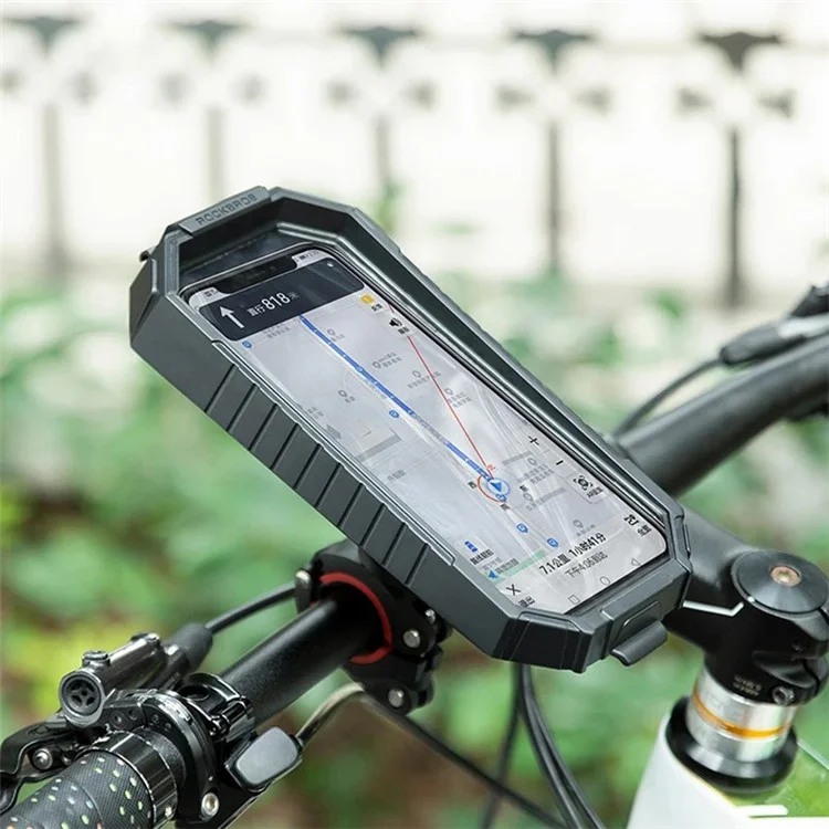 Support de téléphone portable pour vélo électrique ROCKBROS étanche à la pluie