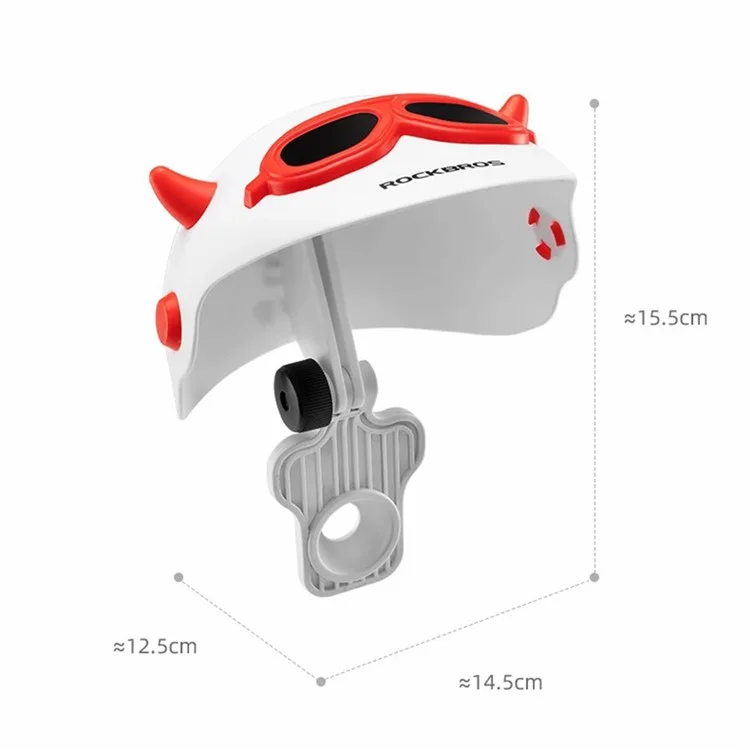 ROCKBROS HW-83 Bicycle Cell Phone Holder Shade E-Bike Motorcycle Phone Mount Sun Cap Anti Light Rain - Blue