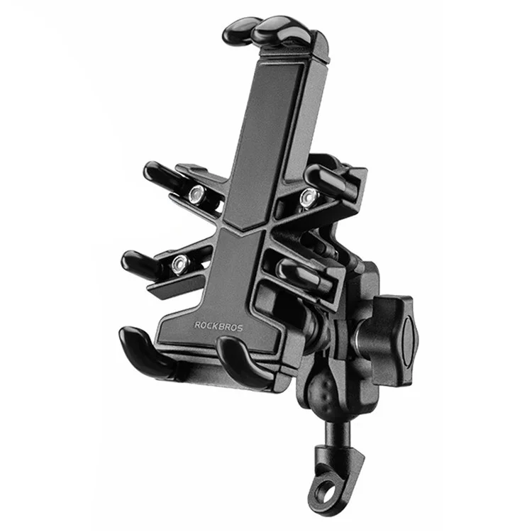 ROCKBROS 25210024 Motorcycle Cell Phone Holder Shockproof E-Bike Phone Mount for Bicycle Navigation - Y-shape