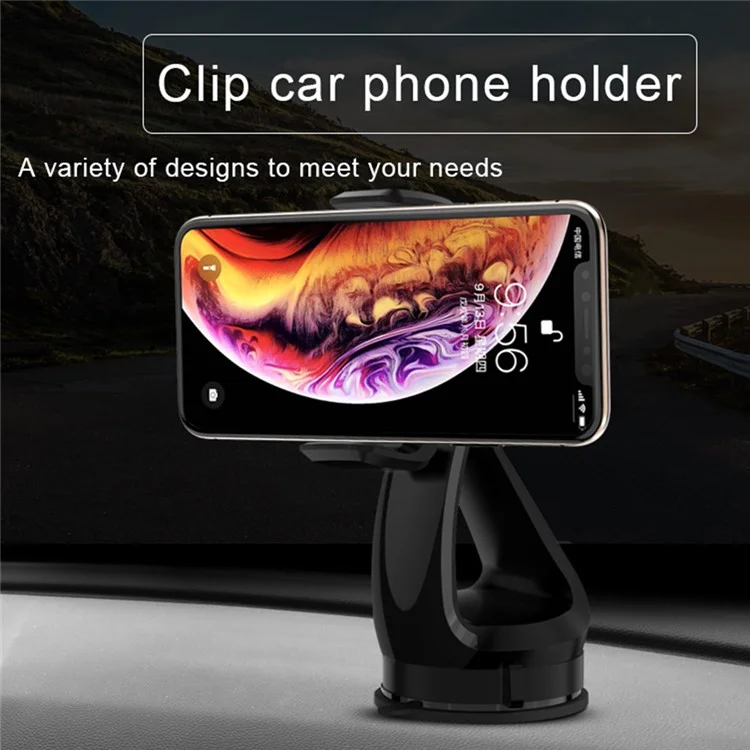 Soporte para teléfono móvil del coche YESIDO C1 giratorio 360 grados, universal con ventosa
