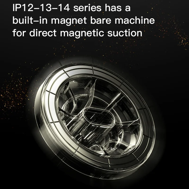 YESIDO C158 Ring Shape Magnetic Car Sucker Mount Mobile Phone Holder with Air Outlet Clip