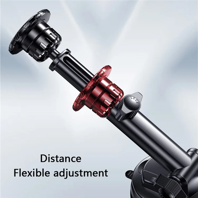 YESIDO C160 360 Degree Rotation Car Sucker Mount Magnetic Mobile Phone Holder with Air Vent Clip