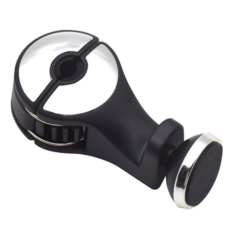 Car Back Seat Headrest Hook Phone Holder Portable Seat Back Magnetic Hanger for Bag Purse Cloth - Silver