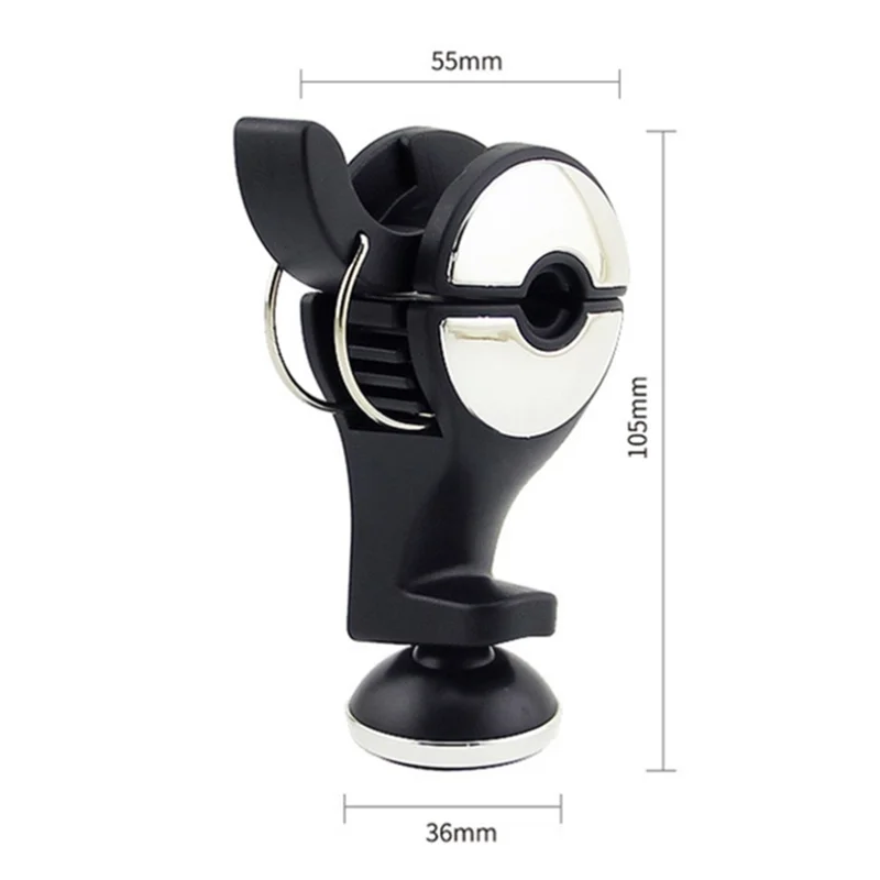 Car Back Seat Headrest Hook Phone Holder Portable Seat Back Magnetic Hanger for Bag Purse Cloth - Silver