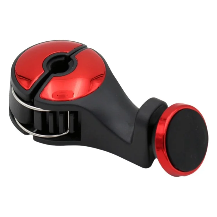 Car Back Seat Headrest Hook Phone Holder Portable Seat Back Magnetic Hanger for Bag Purse Cloth - Red