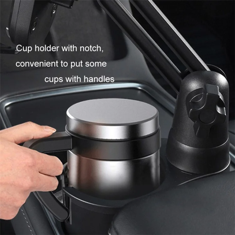 Suporte de Copo de Carro Rotativo Tamanho L Suporte de Telefone Celular Veículo Garrafa de Água ABS Rack de Armazenamento