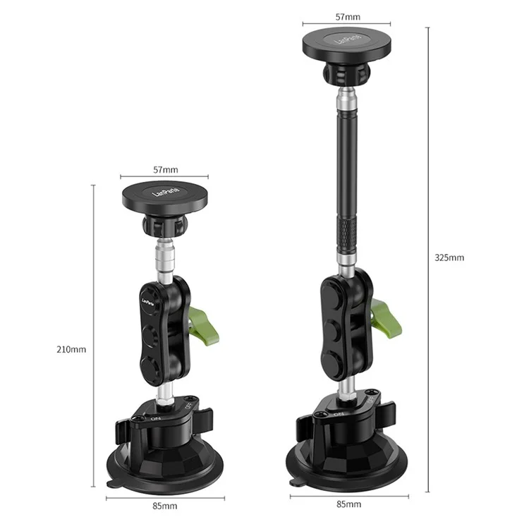 LANPARTE RBA-M01 Suporte Magnético de Metal para Telefone para Painel de Carro, Suporte de Telefone Celular Ajustável