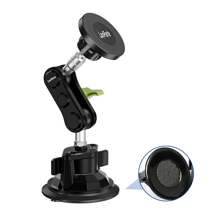 LANPARTE RBA-M01 Suporte Magnético de Metal para Telefone para Painel de Carro, Suporte de Telefone Celular Ajustável