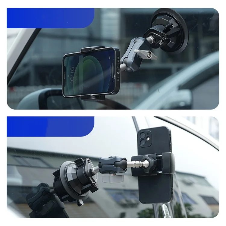LANPARTE TBA-01 Soporte para teléfono móvil con ventosa para parabrisas de coche, ajustable