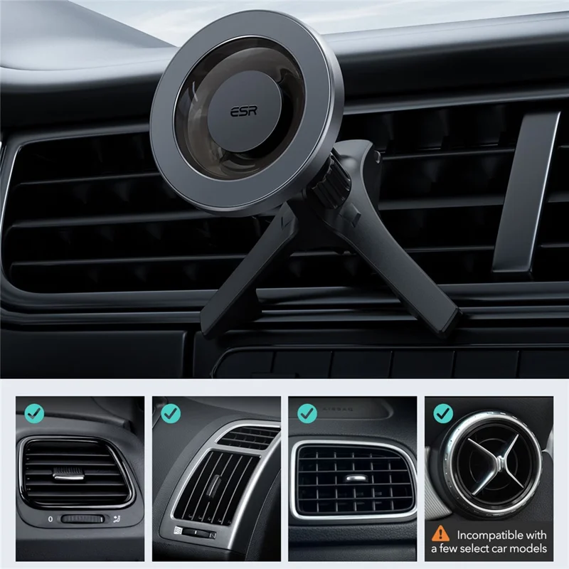 ESR 2K604 HaloLock Car Mount Magnetic Phone Holder Air Outlet Phone Bracket Stand