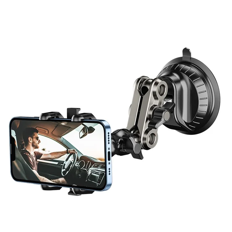DKYK-01 Supporto per telefono a ventosa in prima persona Universal Overhead Windshield Phone Mount per guida, live streaming