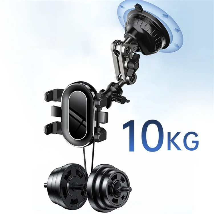 DKYK-01 Supporto per telefono a ventosa in prima persona Universal Overhead Windshield Phone Mount per guida, live streaming