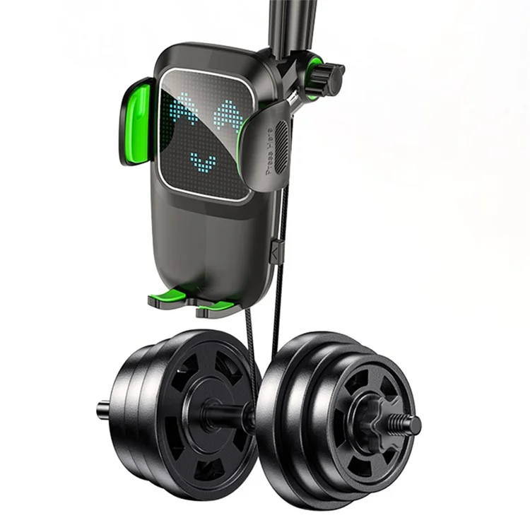XP-01 Universal Suction Cup Phone Holder Stand for Off-Road Trucks and Excavators, Standard Model - Black