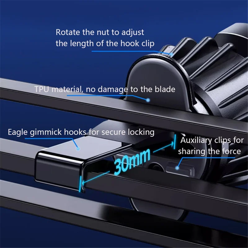 ROCK Magnetic Wireless Car Charger Compatible with MagSafe Air Vent Car Phone Mount