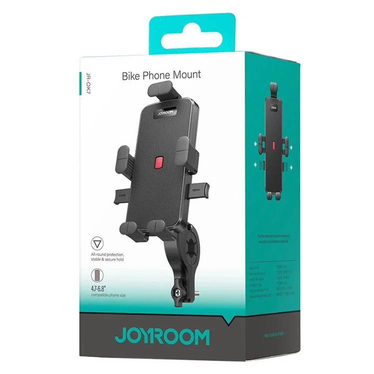 JOYROOM JR-OK7 Держатель для телефона на велосипедный руль, ударопрочный кронштейн для велосипеда