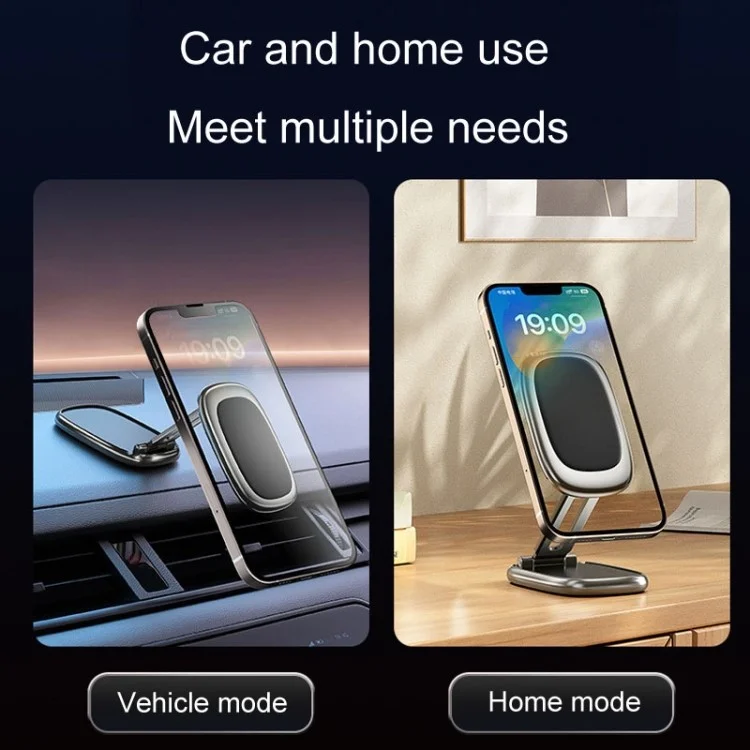 Q42 Magnetic Car Phone Holder Rotatable, Foldable, Multi-Functional for iPhone 16 / 16 Plus / 16 Pro / 16 Pro Max