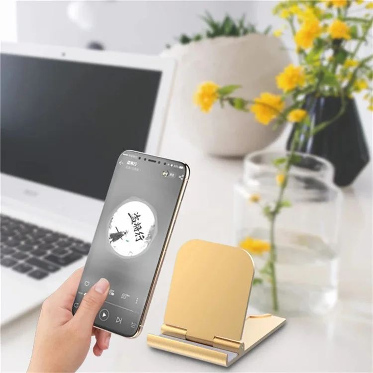 B10 Wall Mount Phone Holder Punch-free Bathroom Adjustable Angle Tablet Stand - Black+Yellow