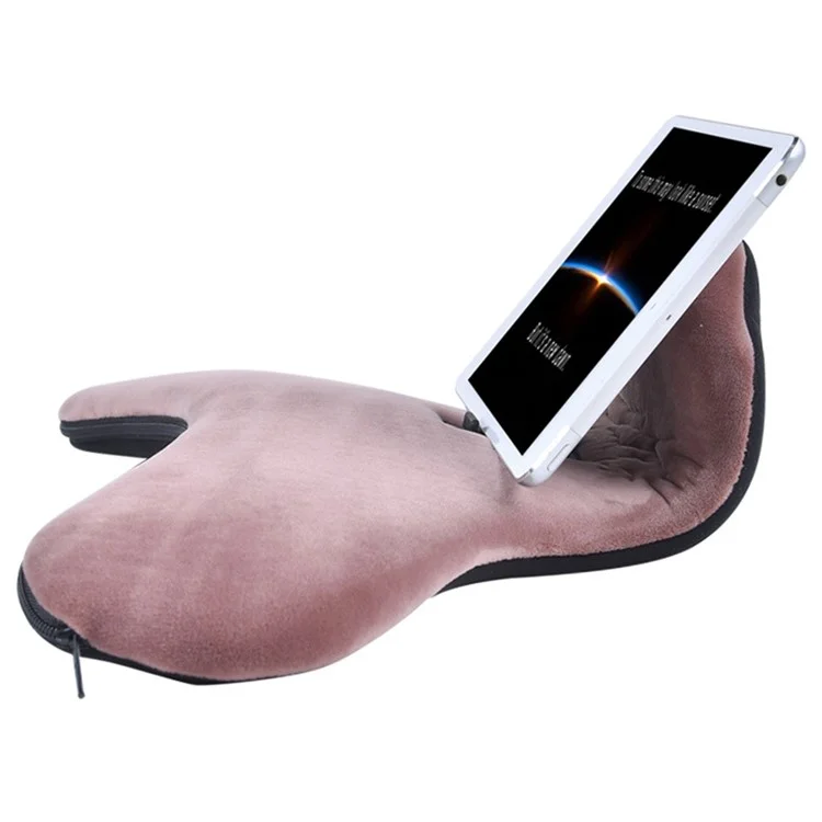 Supporto per tavoletta ZJ-03 Angolo di visualizzazione regolabile Cuscino morbido per iPad / iPhone 16 / 16 Plus / 16 Pro / 16 Pro Max - Caffè