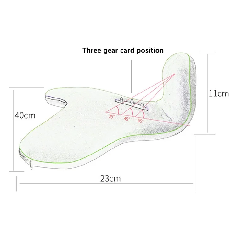 Supporto per tavoletta ZJ-03 Angolo di visualizzazione regolabile Cuscino morbido per iPad / iPhone 16 / 16 Plus / 16 Pro / 16 Pro Max - Caffè