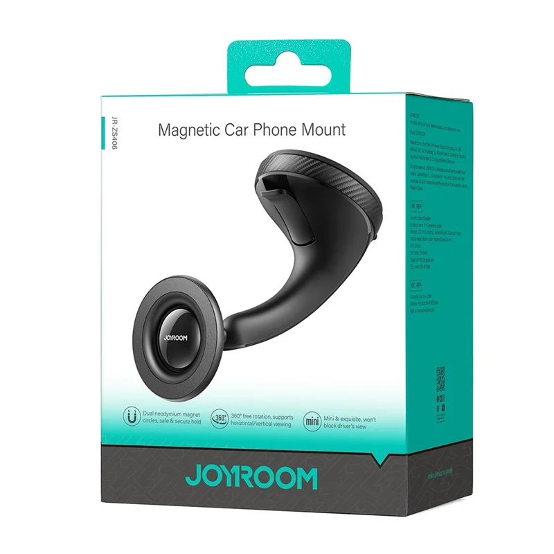 JOYROOM JR-ZS406 For 4.7-7 Inch Phones Suction Cup Mount Magnetic Car Cellphone Holder