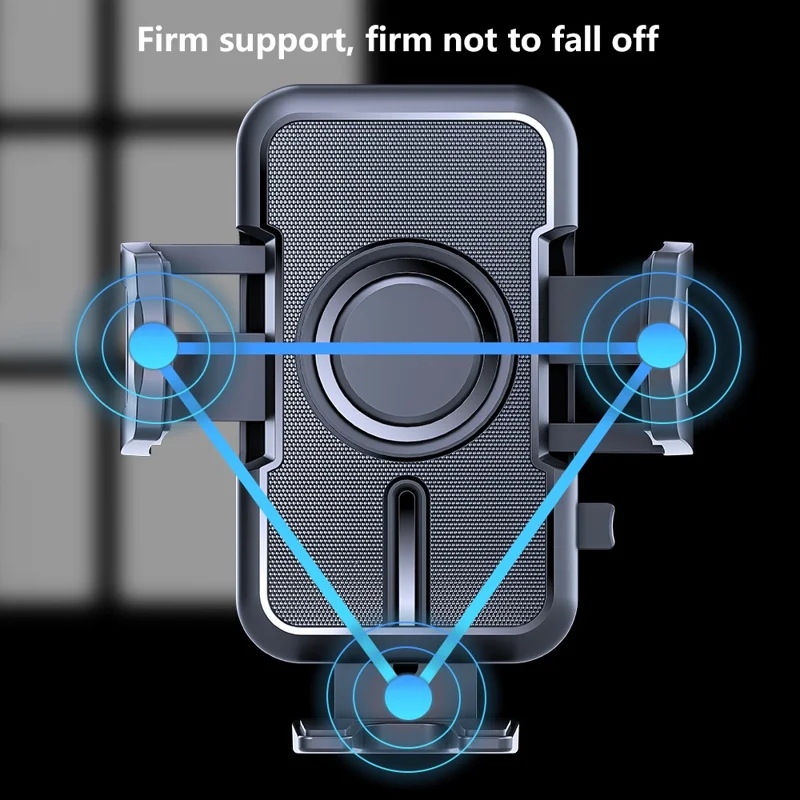 D55+105 حامل هاتف لوحة القيادة للسيارة من مادة ABS قابل للدوران بزاوية 360 درجة بمسند شفط