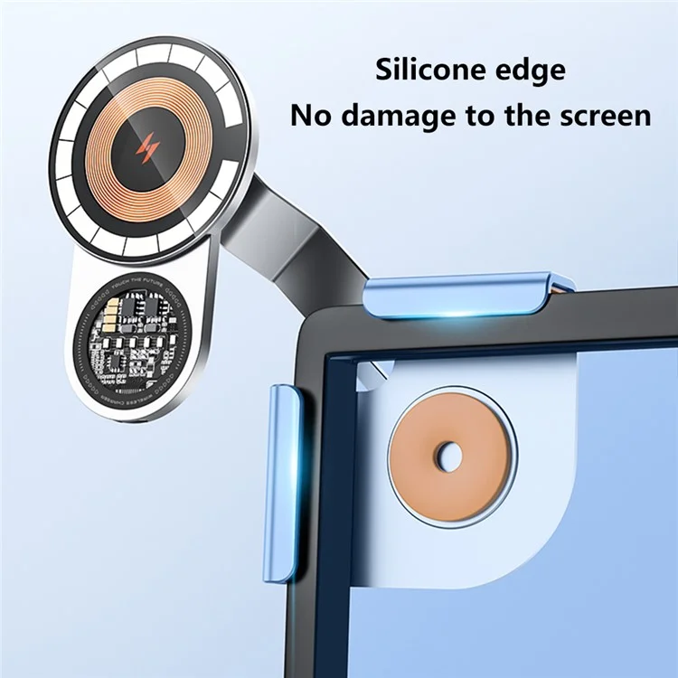 A8S For Tesla Car Screen Base 15W Wireless Charging New Energy Vehicle Navigation Bracket