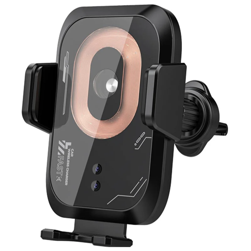 X18 15W Car Wireless Charger Automatic Induction Vehicle Air Vent Phone Charging Bracket