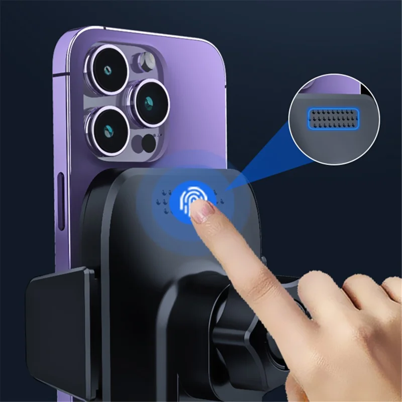 X18 15W Car Wireless Charger Automatic Induction Vehicle Air Vent Phone Charging Bracket