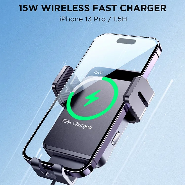 JOYROOM ZS219 Electric 15W Wireless Charger Dashboard Car Mount Phone Charger Holder