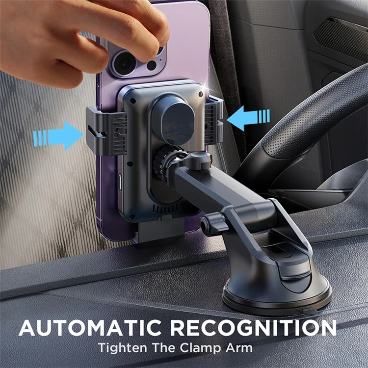 JOYROOM ZS219 Electric 15W Wireless Charger Dashboard Car Mount Phone Charger Holder