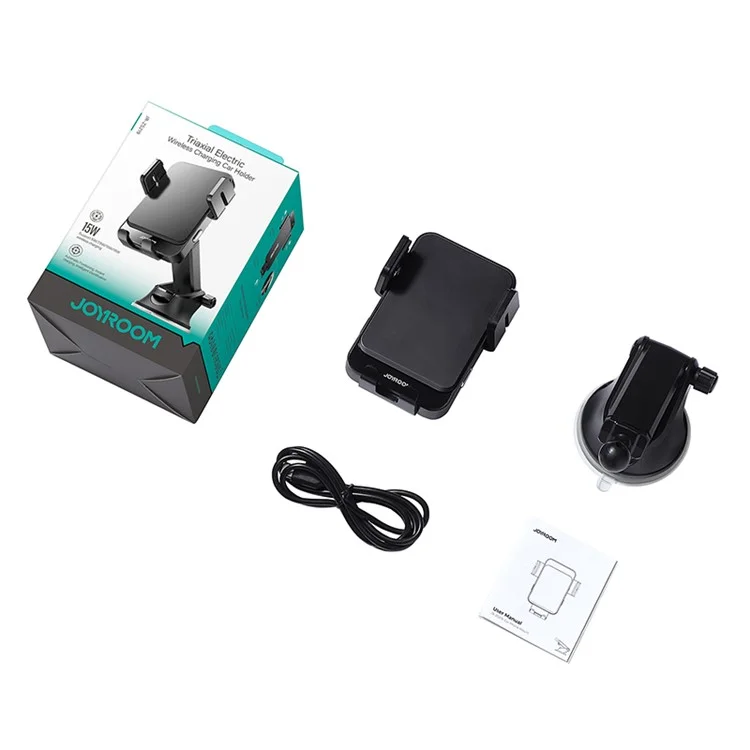 JOYROOM ZS219 Electric 15W Wireless Charger Dashboard Car Mount Phone Charger Holder