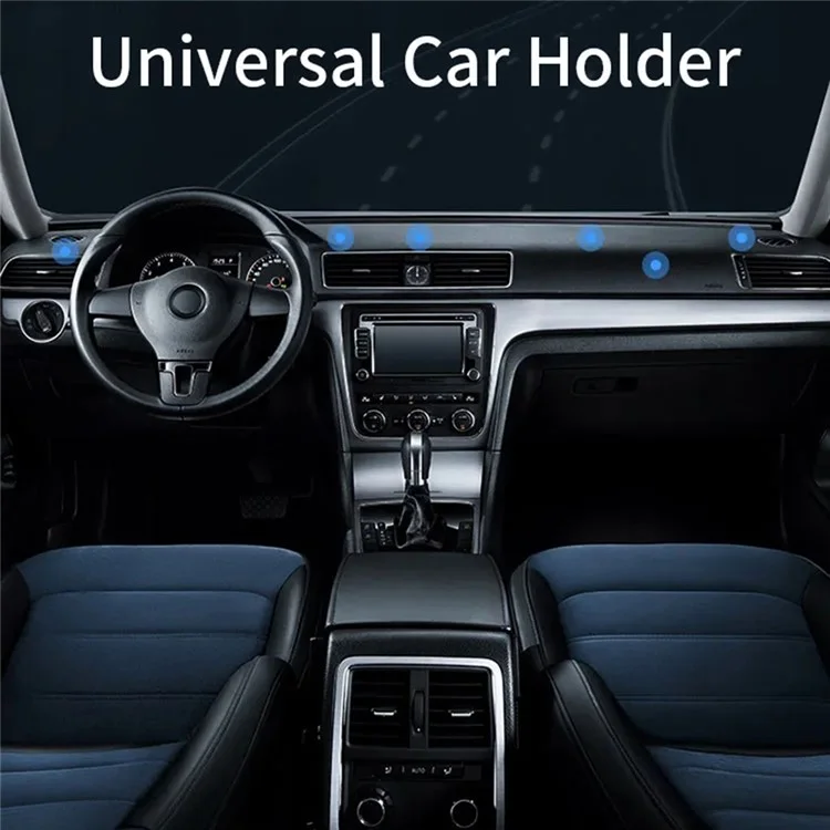 JMARY MH-83 Rotation Car Mount Cell Phone Bracket Magnetic Holder for Convenient GPS