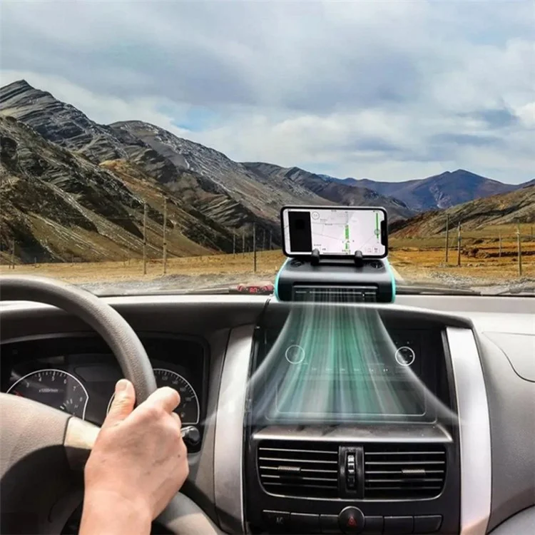 Car Phone Holder 4-in-1 Car Aromatherapy Vehicle Radiator Temporary Parking Number Sign - 12V