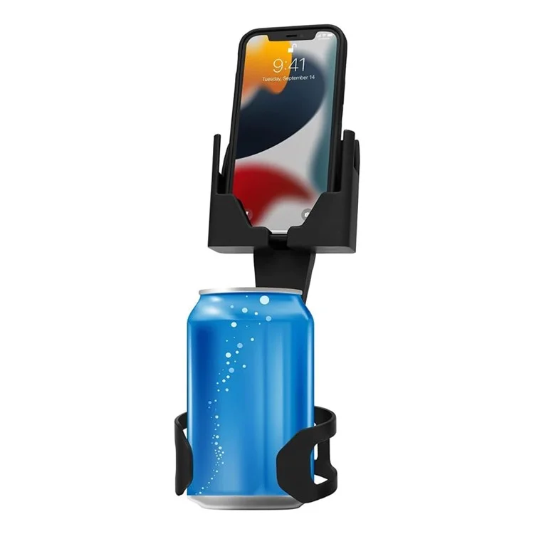 Car Cup Holder Cell Phone Bracket Vehicle Drink Can Water Bottle Storage Stand